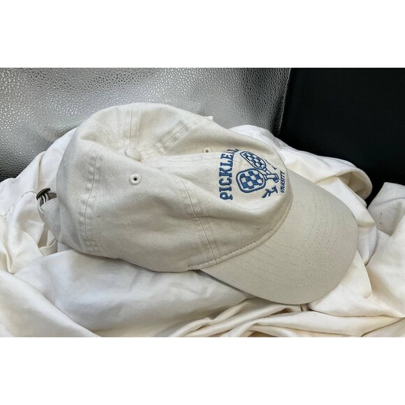 Pickleball Varsity Baseball Cap Meet Me At The Court Adjustable Size Hat - Picture 2 of 5